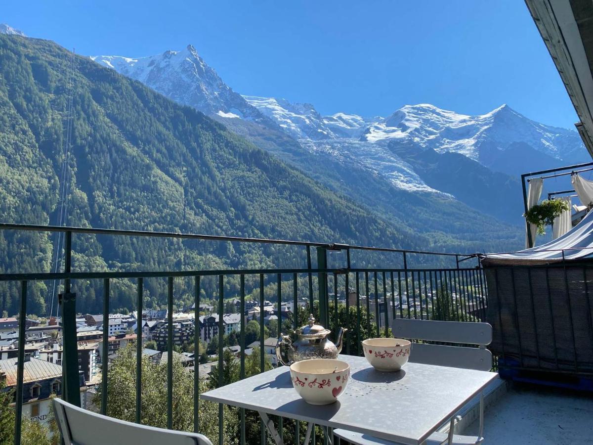 Superbe Appartement A Chamonix Avec Balcon Et Vue Mont-Blanc - Fr-1-343-209 Bagian luar foto